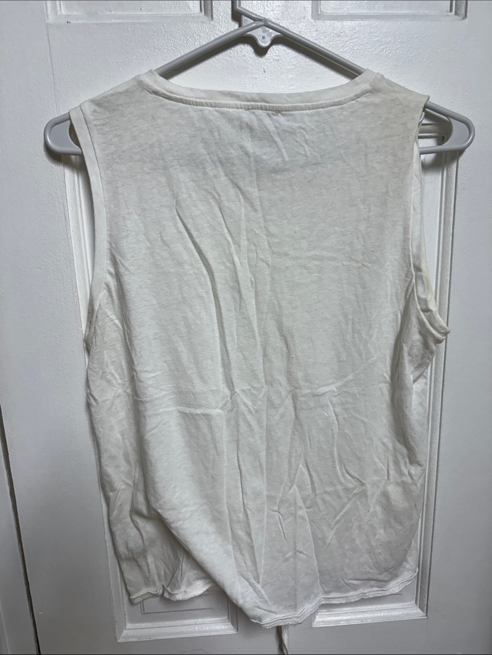 J. Crew Cream Tie-Front Sleeveless Tank - Picture 4 of 4